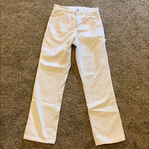 john gualt white corduroy (piper working pants)